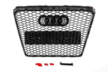Audi A6 C6 2004-2011 Griglia Anteriore RS-Style (Grigio con Cromo) foto 4
