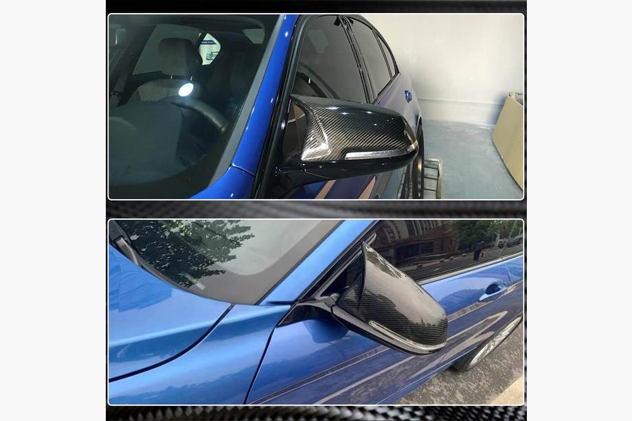 BMW 2 Series F22/F23 2014-2021 Calotte Specchietti (Carbonio) Foto 5