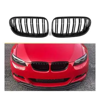 Calandre M-Look (per 2007-2010 non-M / 2008-2013 M3, Nero Lucido) BMW 3 Series E92/E93 2006–2013 foto 2
