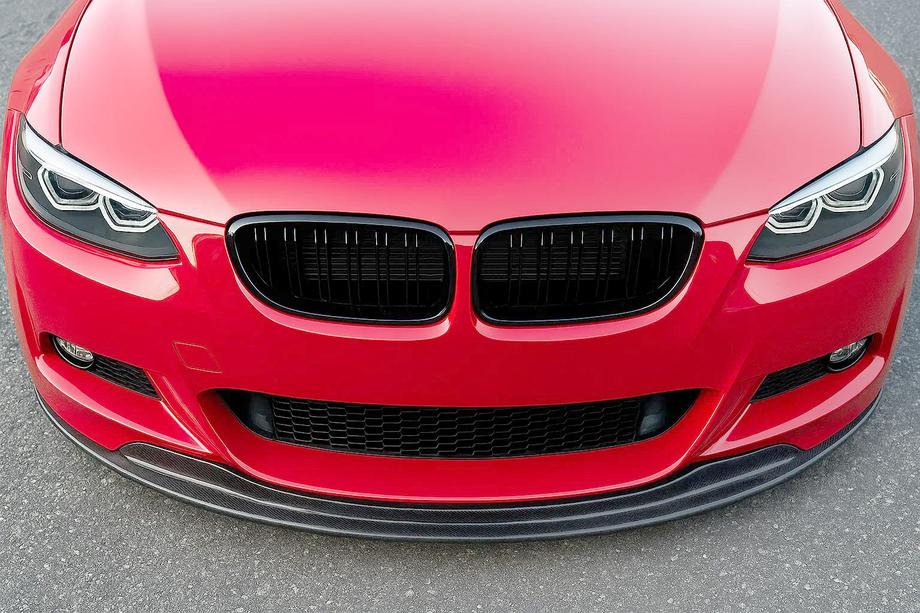 BMW 3 Series E92/E93 2006–2013 Calandre M-Look (per 2007-2010 non-M / 2008-2013 M3, Nero Lucido) Foto 1