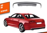 Audi A6 C7 2011-2017 Diffusore Posteriore Paraurti DPT V1 (2011-2014) foto 1