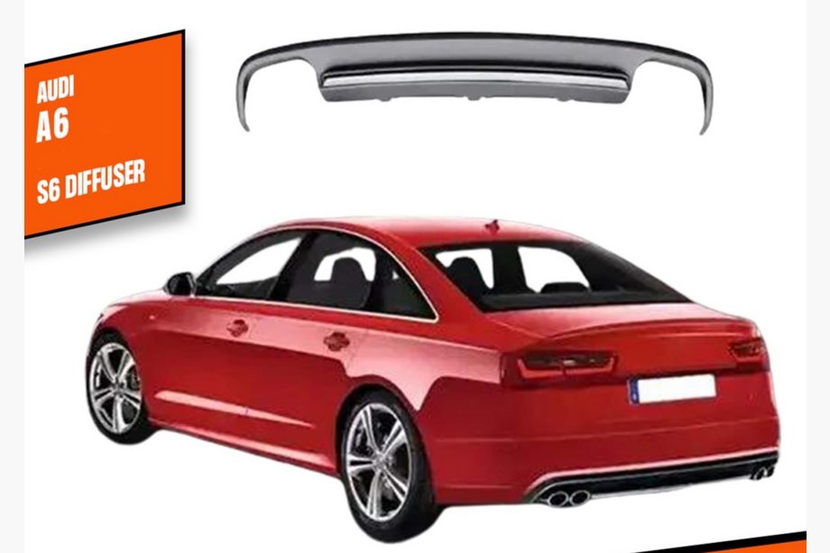 Audi A6 C7 2011-2017 Diffusore Posteriore Paraurti DPT V1 (2011-2014) Image