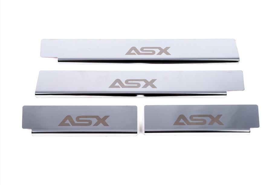 Mitsubishi ASX 2010-2023 Battitacco Carmos (4 pz, acciaio inox) Foto 2