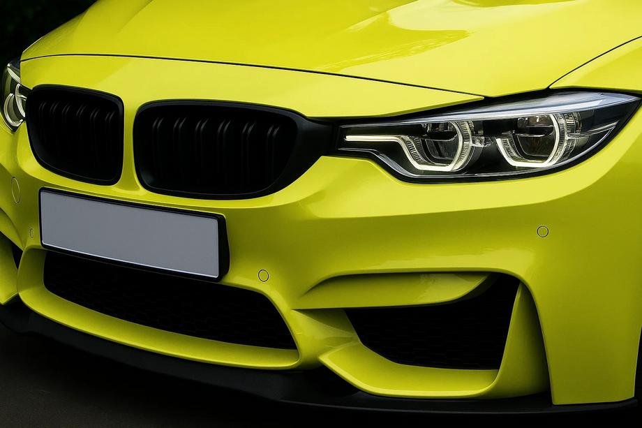 BMW 3 Series F30/F31 2012-2019 Calandra M-Look (per M3 F80, Nero Opaco) Foto 1