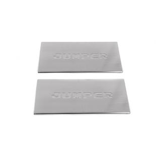 Battitacco interni Carmos V1 (2 pz, acciaio inox) Citroen Jumper 2007-2025 foto 1