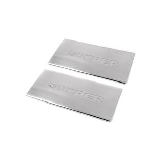 Battitacco interni Carmos V1 (2 pz, acciaio inox) Citroen Jumper 2007-2025 foto 2