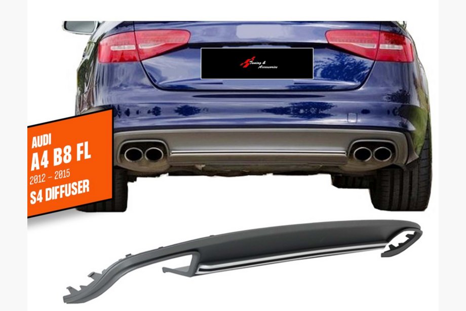 Audi A4 B8 2007-2015 Diffusore Posteriore paraurti DPT V1 (2012-2015) Image
