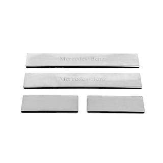 Battitacco Carmos V1 (4 pz, acciaio inox) Mercedes ML W164 2005-2011 foto 2
