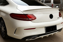 Mercedes C-class W205 2014-2021 Spoiler DPT (Coupe, Nero Lucido) foto 3