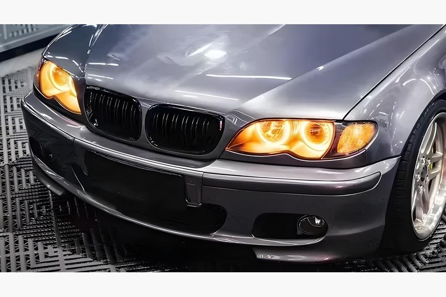 BMW 3 Series E46 1998-2006 Reni M-Look DPT (per Coupe 2003-2006, Nero Lucido) Image