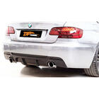 BMW 3 Series E92/E93 2006–2013 Diffusore Posteriore paraurti DPT (per E92 M-Sport, Nero Lucido) foto 1
