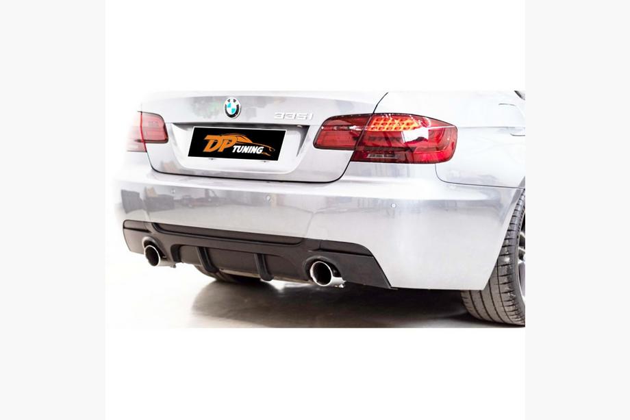 BMW 3 Series E92/E93 2006–2013 Diffusore Posteriore paraurti DPT (per E92 M-Sport, Nero Lucido) Image