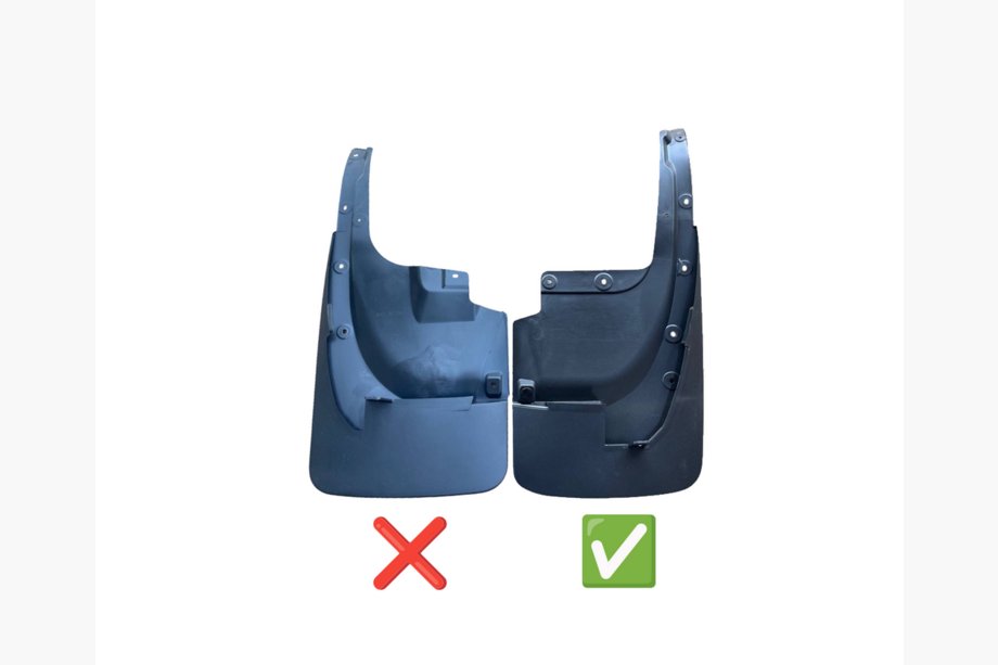 Toyota Land Cruiser 200 2007-2021 Paraspruzzi posteriori 2015-2021 (2 pz, per body kit, larghi) Foto 2