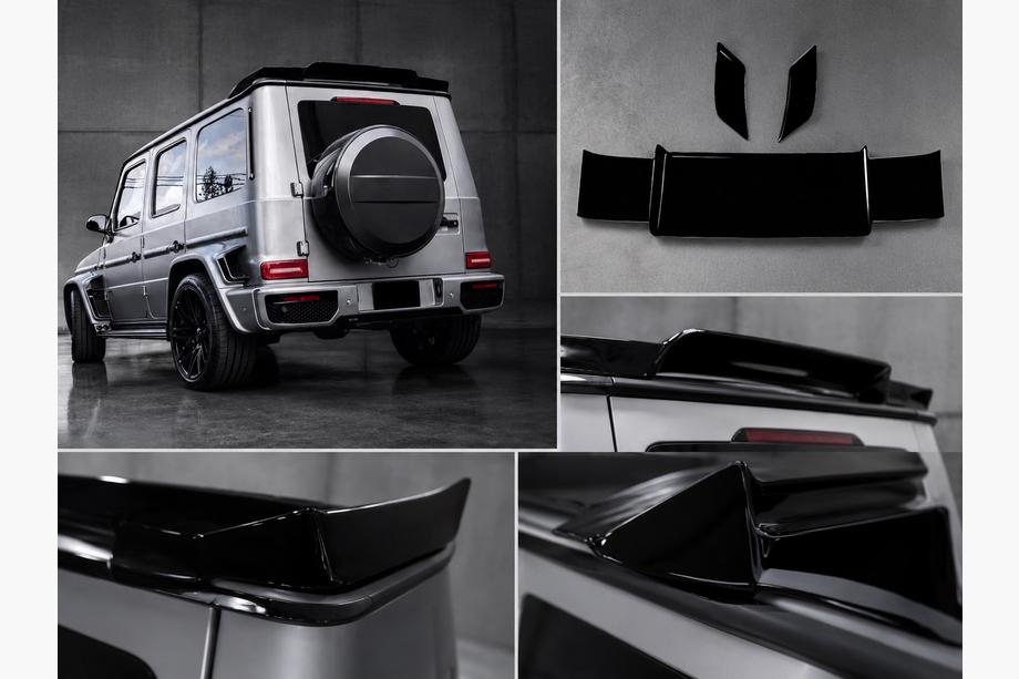 Mercedes G class W463 2018-2024 Spoiler DPT (Nero Lucido) Image