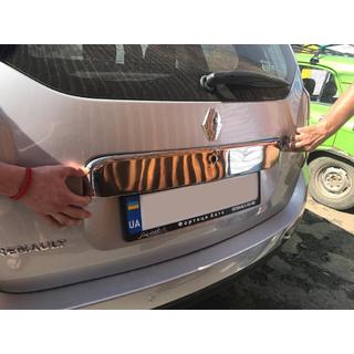 Modanatura completa sopra la targa (acciaio inox) Dacia Duster 2008-2018 foto 2