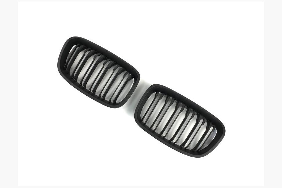 BMW 1 Series F20/F21 2011-2019 Calandra M-Look (2011-2014, Nero Opaco) Foto 3