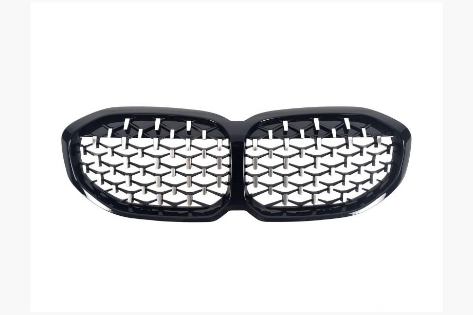 BMW 1 Series F40 2019-2024 Griglia renale Diamond Silver (1 pz) Foto 2