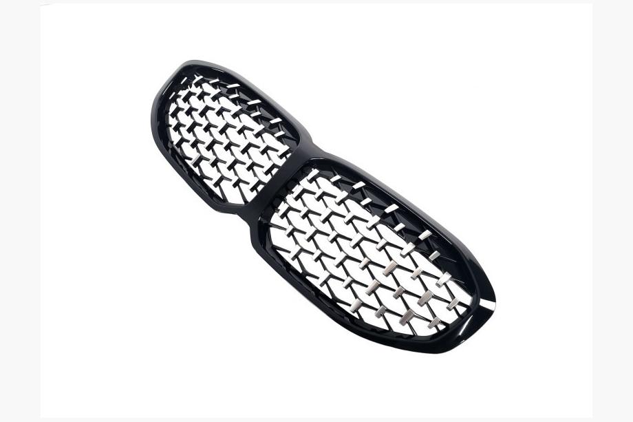 BMW 1 Series F40 2019-2024 Griglia renale Diamond Silver (1 pz) Foto 4