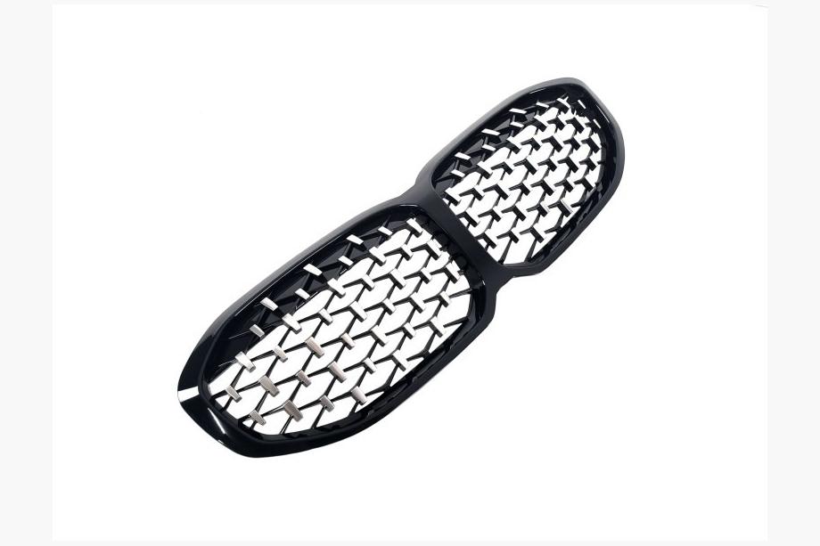 BMW 1 Series F40 2019-2024 Griglia renale Diamond Silver (1 pz) Foto 5