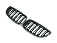 BMW 3 Series E92/E93 2006–2013 Calandre M-Look (per 2005-2009, Nero Opaco) foto 3