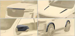 Cadillac Escalade 2020- Kit carrozzeria MNR Carbon foto 7