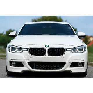 Calandra a doppio rene Diamond Black con cornice cromata BMW 3 Series F30/F31 2012-2019 foto 1