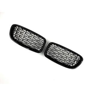 Calandra Nieren Diamond Silver BMW 3 Series F30/F31 2012-2019 foto 3