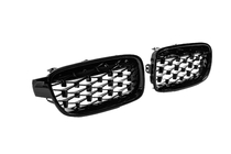BMW 3 Series F30/F31 2012-2019 Calandra a Doppio Reni Diamond Black foto 5