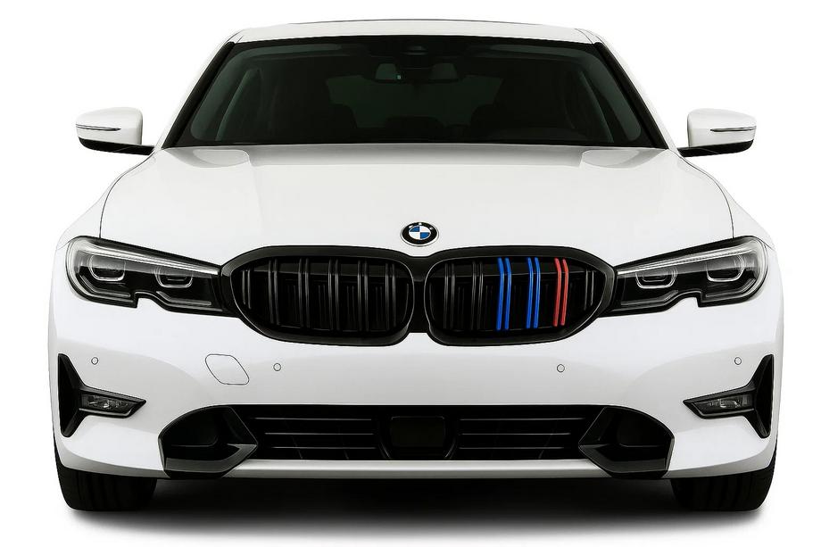 BMW 3 Series G20/G21 2018- Calandre M-Look V2 (2018-2022, M-Color con bordo nero) Image