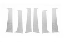 Renault Duster 2008–2017 Modanature Montanti Porta in Acciaio Inox (6 pz) foto 3