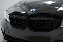 BMW 3 Series G20/G21 2018- Calandra a Doppio Rene Diamond Black (2018-2022, cornice nera) foto 2