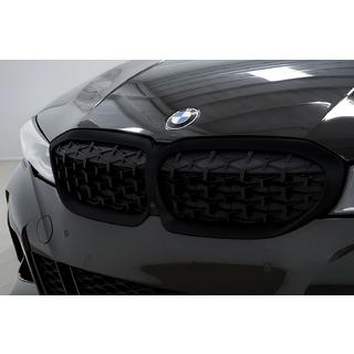 Calandra a Doppio Rene Diamond Black (2018-2022, cornice nera) BMW 3 Series G20/G21 2018- foto 2