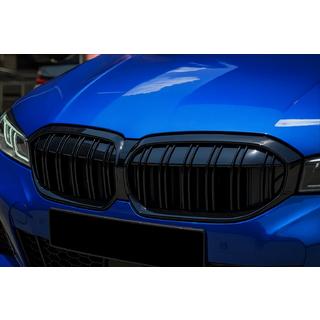 Calandra M-Look (2022+, Nero Lucido) BMW 3 Series G20/G21 2018- foto 1