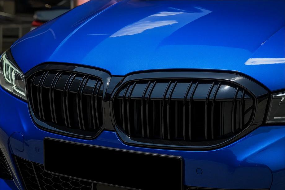 BMW 3 Series G20/G21 2018- Calandra M-Look (2022+, Nero Lucido) Image