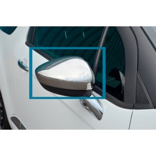 Coperture Specchietti (2 pz, Acciaio Inox) foto 2