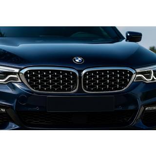 Prese d'aria Diamond Silver V1 (2017-2020, cornice cromata) BMW Serie 5 G30/G31 2017–2023 foto 1