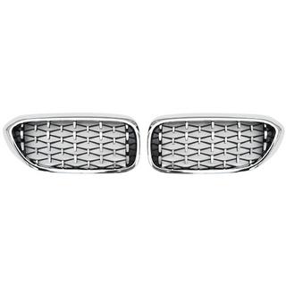 Prese d'aria Diamond Silver V1 (2017-2020, cornice cromata) BMW Serie 5 G30/G31 2017–2023 foto 2