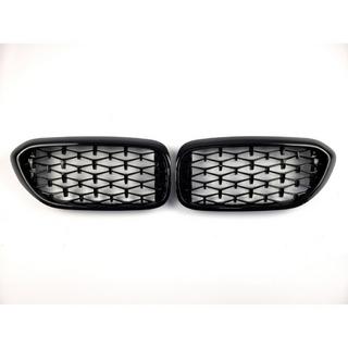 Griglie renali Diamond Black V1 (2017-2020, cornice nera) BMW Serie 5 G30/G31 2017–2023 foto 2