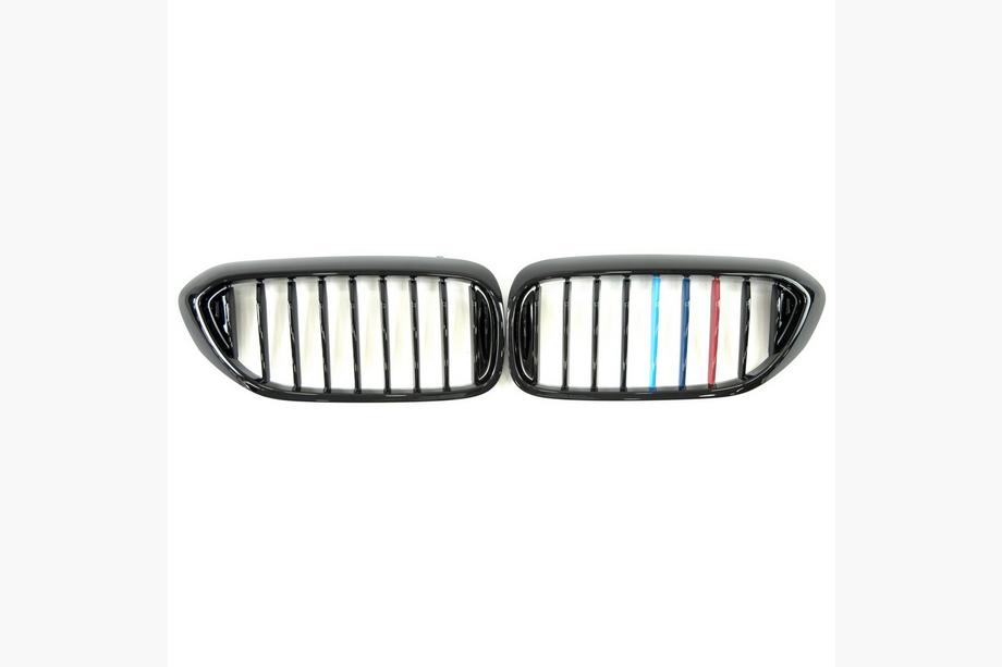 BMW Serie 5 G30/G31 2017–2023 Calandra Doppio Rene 1 Barra (2017-2020, M-Color) Foto 2