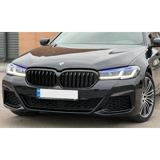 Calandra Nere 1 Bar (2021+, Nero Lucido) BMW Serie 5 G30/G31 2017–2023 foto 2