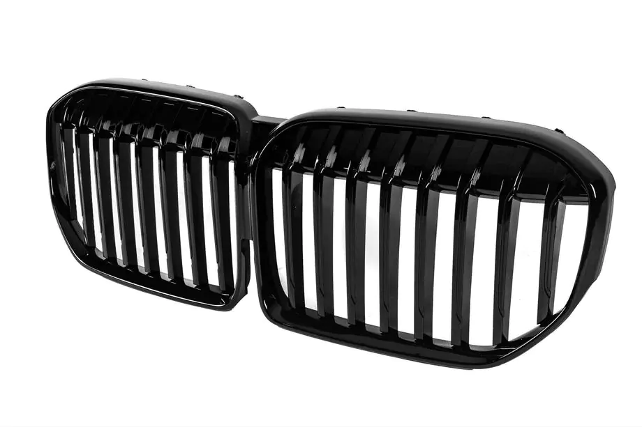 BMW 7 Series G11/G12 2015-2022 Calandra Reniforme 1 Barra (2019-2022, Nero Lucido) Foto 4