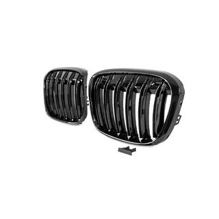 Calandra M-Look (2015-2019, Nero Lucido) BMW X1 F48 2015-2022 foto 4