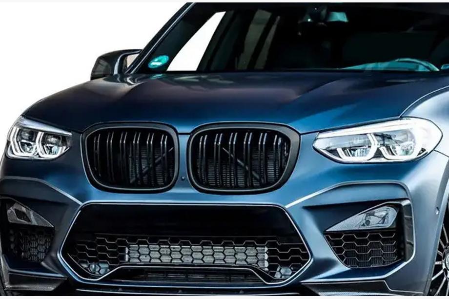 BMW X4 G02 2018- Calandra M-Look (2018-2021, Nero Opaco) Image