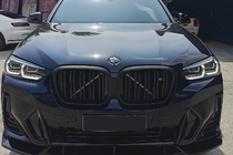 BMW X3 G01 2018- Calandra M-Look (2021+, Nero Opaco) foto 3