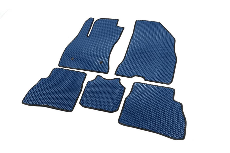 Fiat Doblo II 2010-2022 Tappetini EVA (Blu) Image