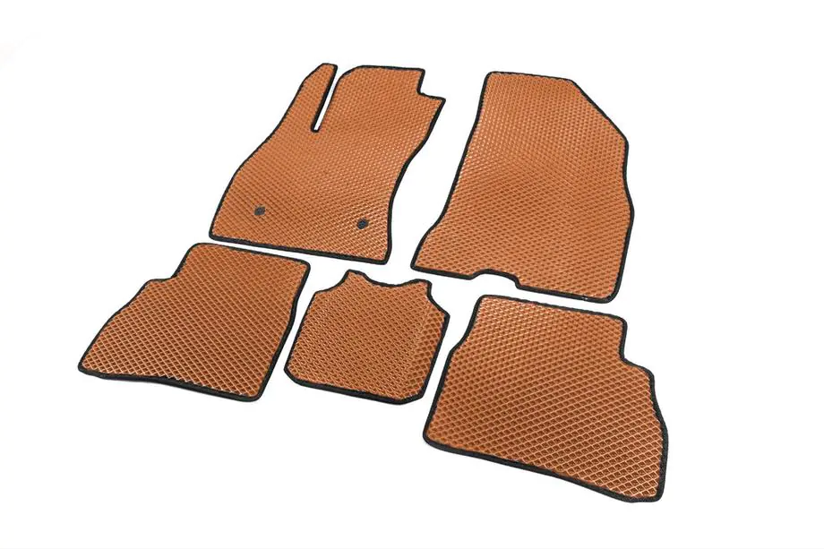Fiat Doblo II 2010-2022 Tappetini EVA (Arancione) Image