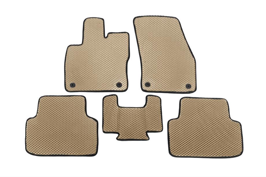 Volkswagen Golf Sportsvan 2014-2020 Tappetini EVA (Beige) Image