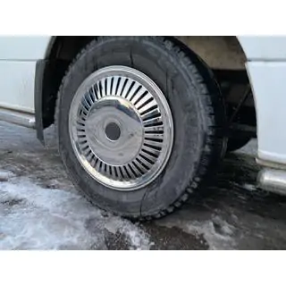 Copricerchi in acciaio inox Stella (1-anello, Set 4 pezzi) Volkswagen Crafter 2006-2016 foto 3