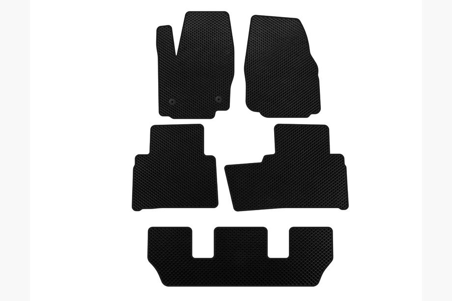 Ford Galaxy 2007-2015 Tappetini EVA (3 File, Nero) Image