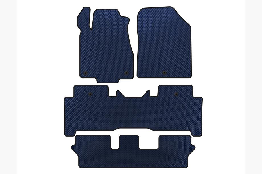 Acura MDX 2007-2013 Tappetini EVA (3 File, Blu) Foto 1